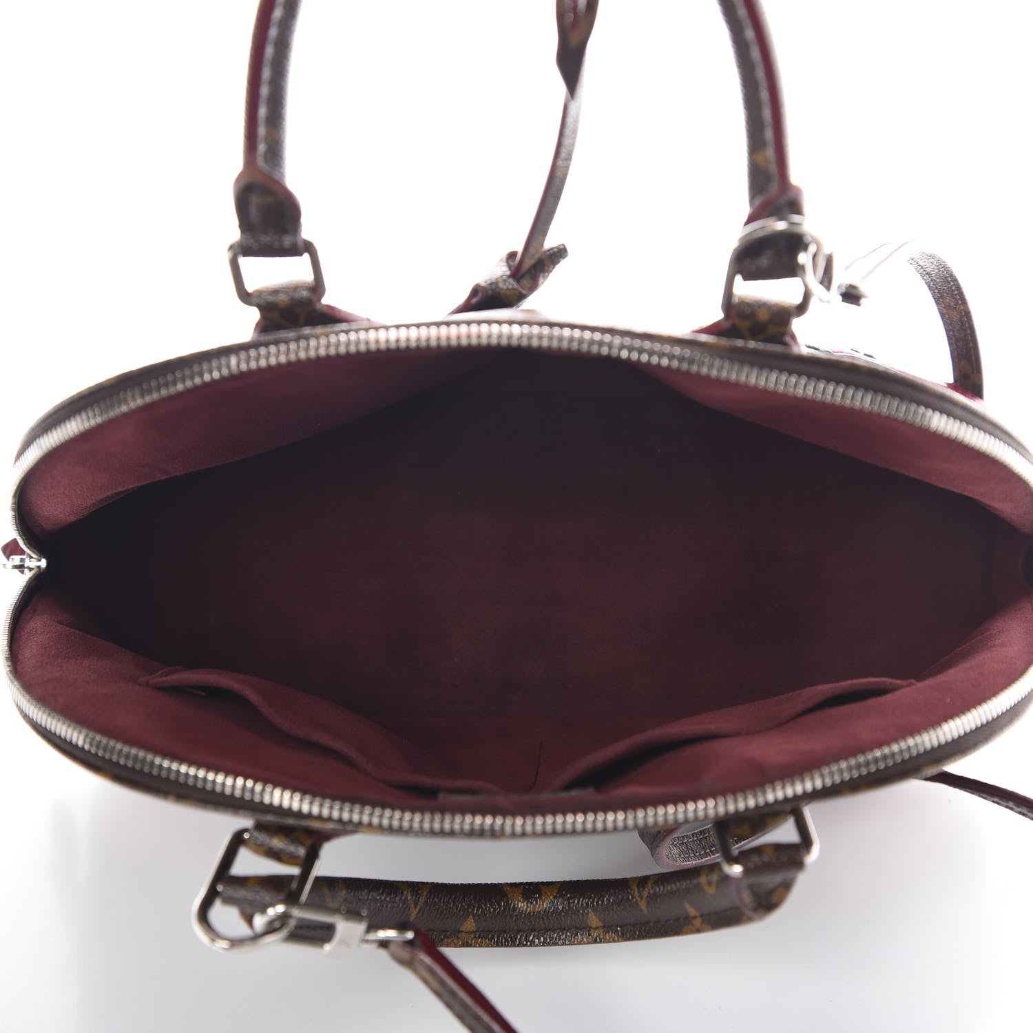 Louis Vuitton Monogram Shine Alma PM Bordeaux 5 of 18