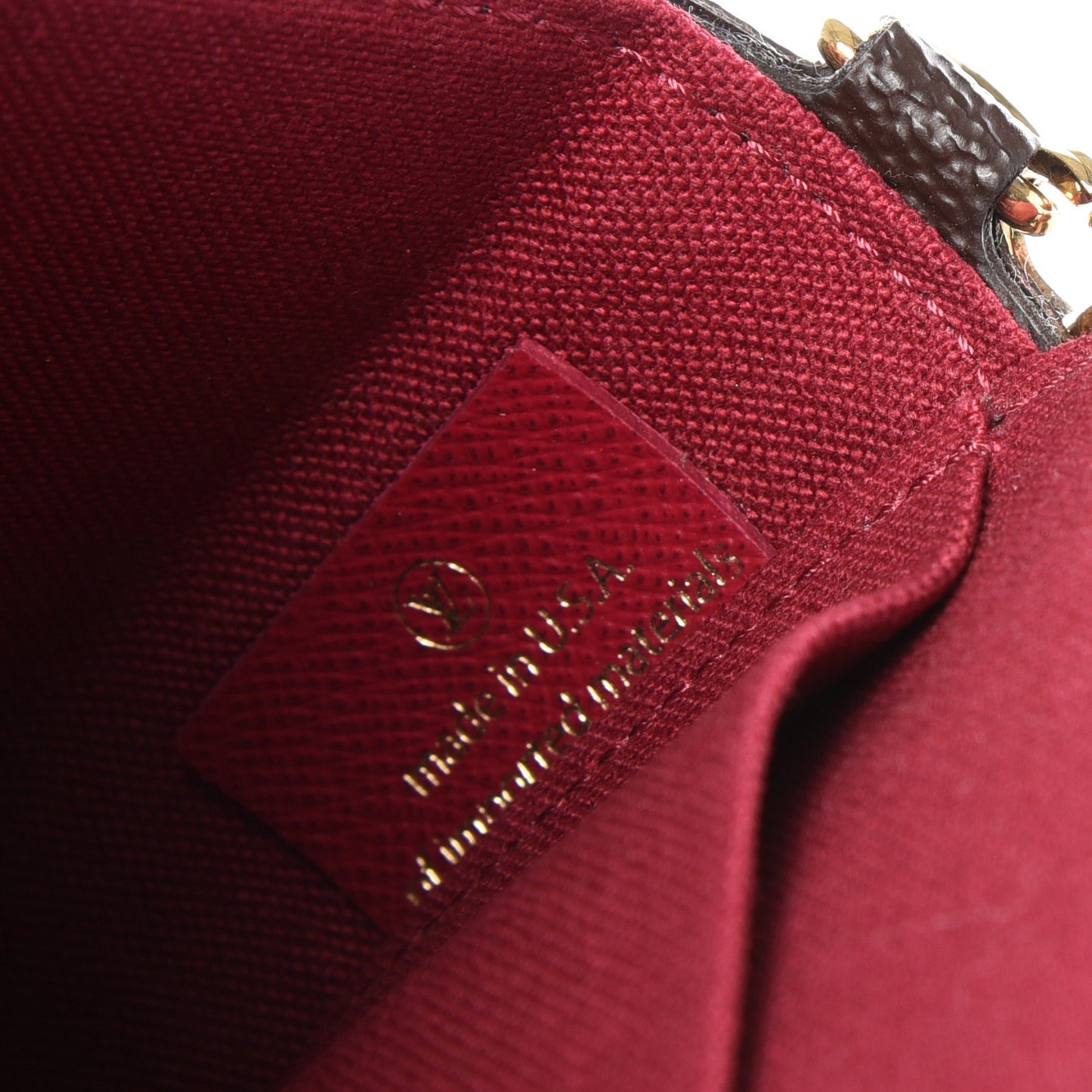 Monogram Pochette Felicie Chain Wallet Fuchsia