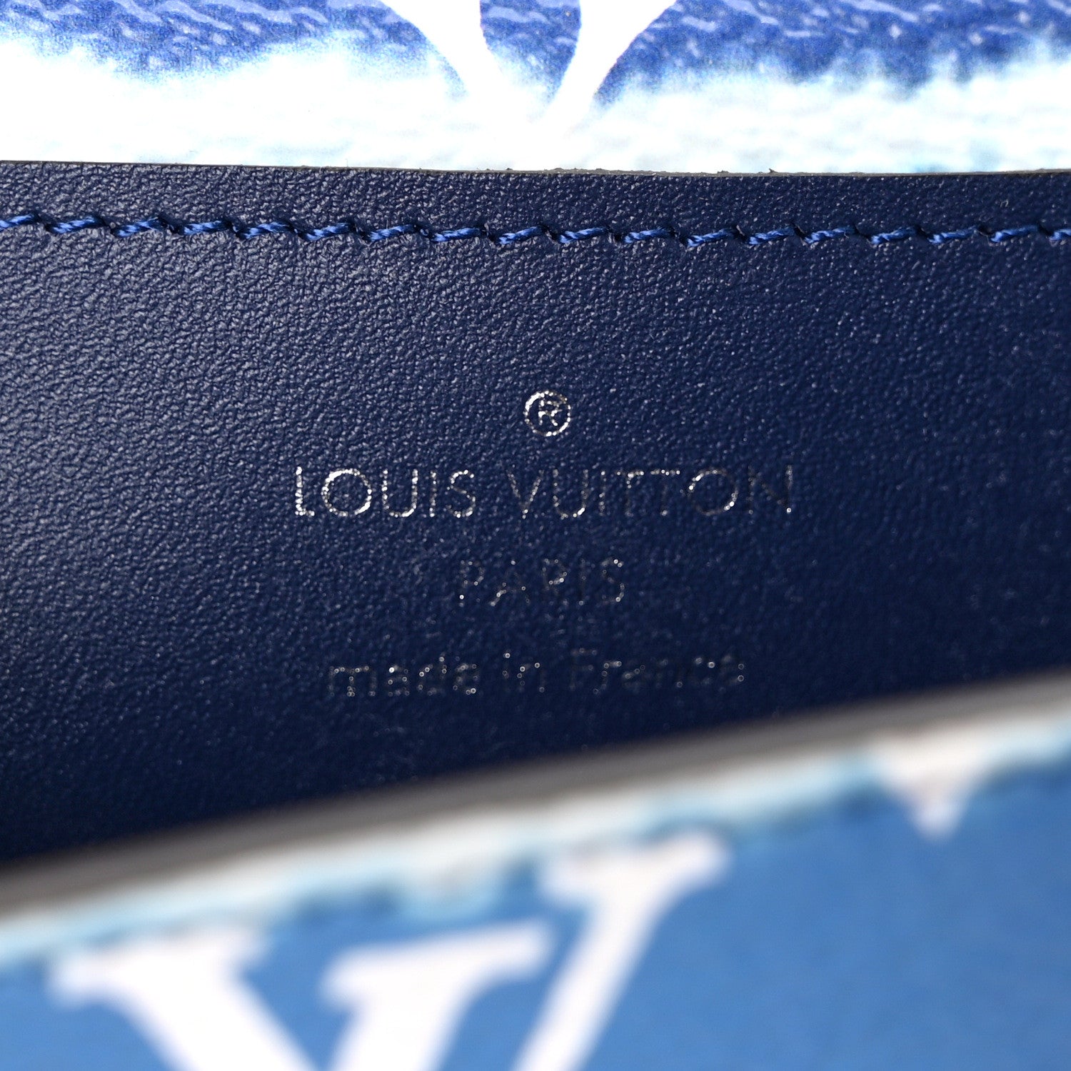Louis Vuitton Monogram Escale 30mm Daily Multi Pocket Belt 80 32 Blue 6 of 8