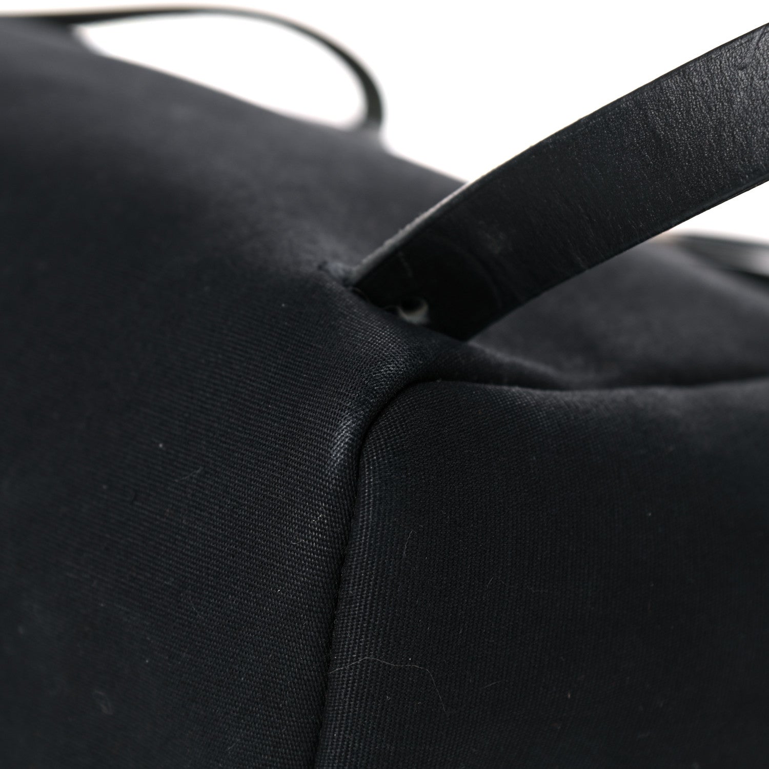 Hermes Toile Vache Calfskin Herbag 30 PM Backpack Black 20 of 28