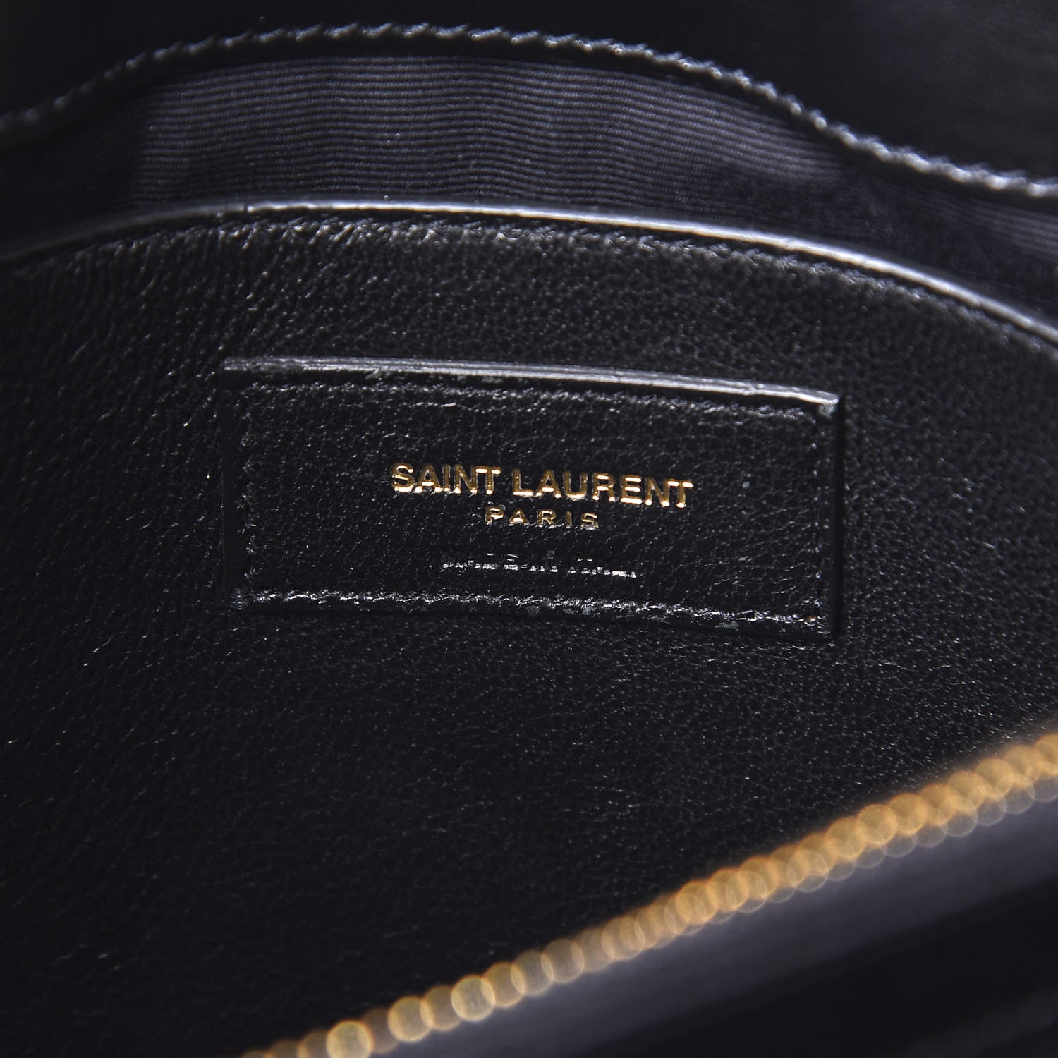 Saint Laurent Calfskin Y Quilted Monogram Small Loulou Chain Satchel Black 6 of 10