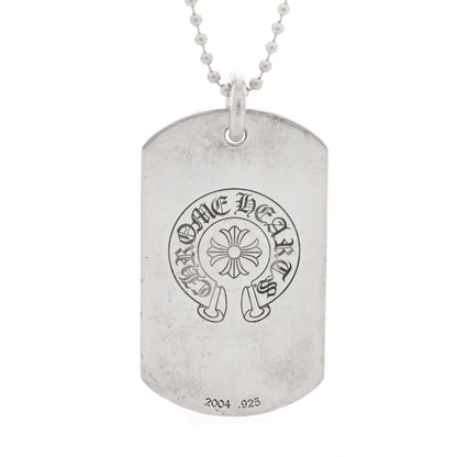 Chrome Hearts Sterling Silver NYC Fck You Dog Tag Pendant Necklace 4 of 5