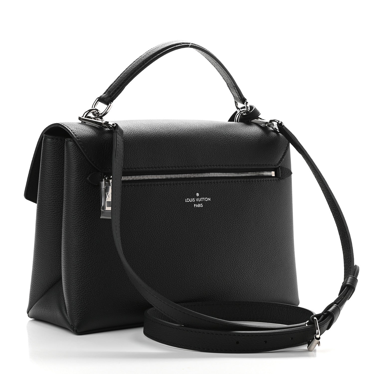 Louis Vuitton Soft Calfskin My Lockme Top Handle Black 3 of 8