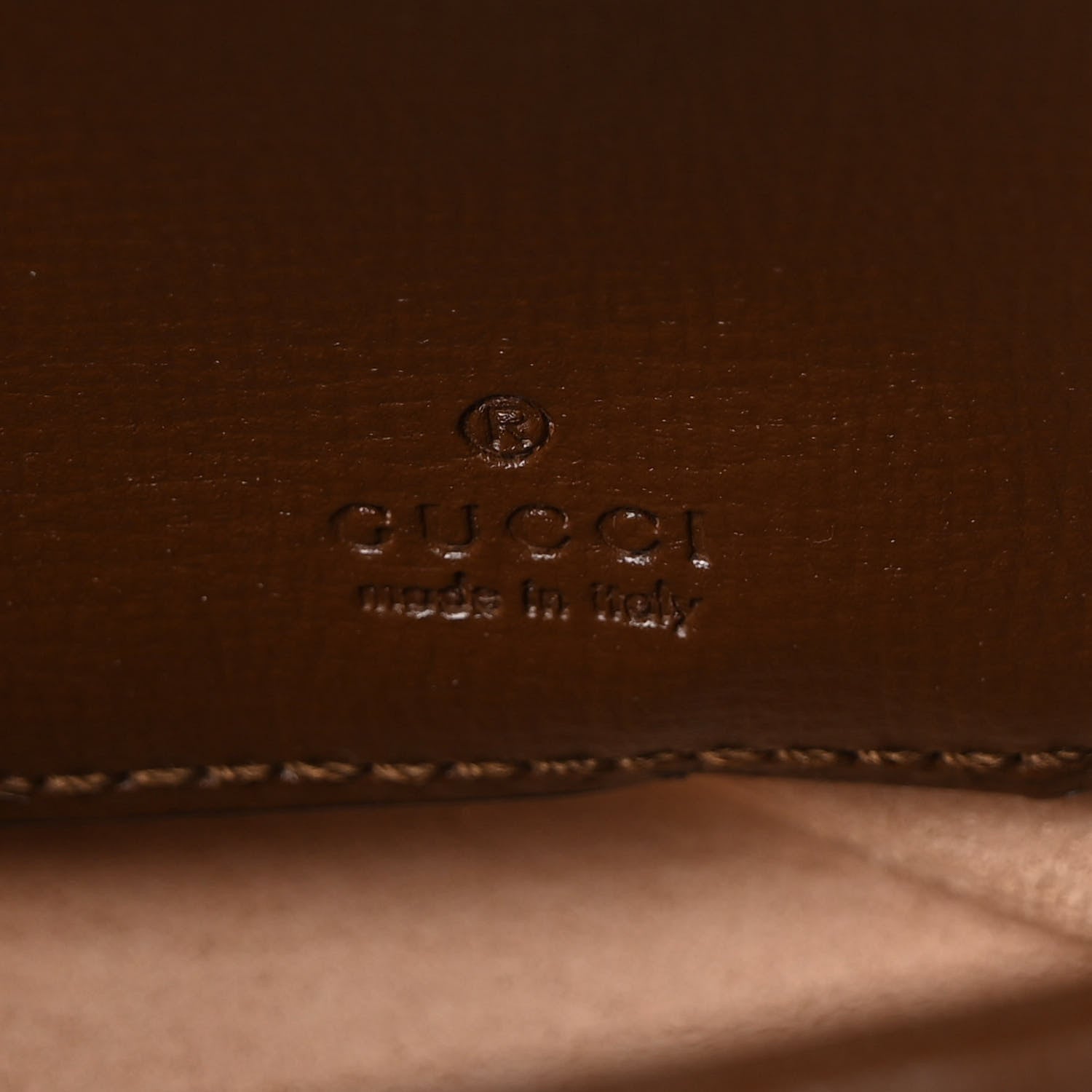Gucci GG Supreme Monogram Azalea Calfskin Web Horsebit 1955 Wallet On Strap Beige Ebony Brown Sugar 6 of 8