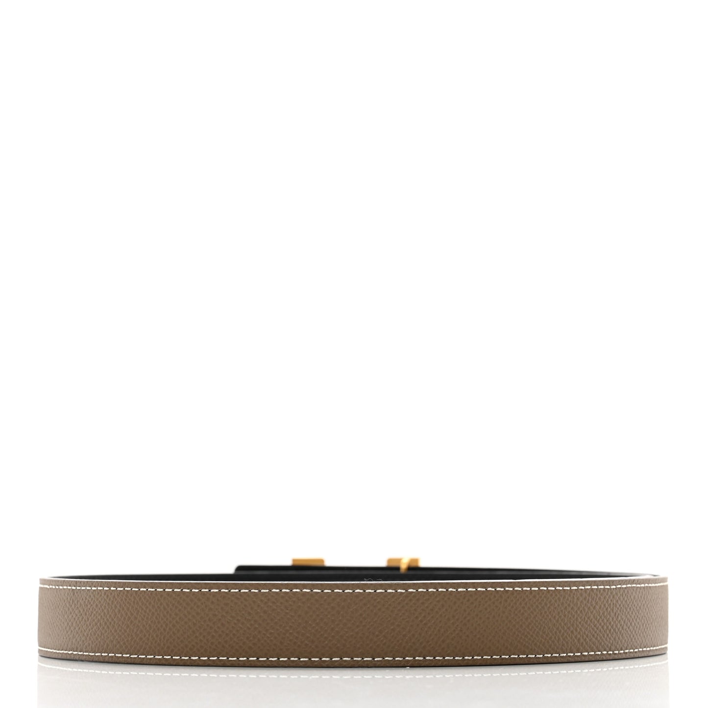 Swift Epsom 24mm Mini Constance H Belt 80 32 Black Etoupe