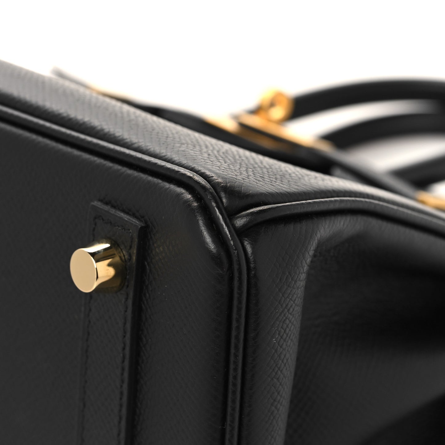Epsom Horseshoe Birkin 25 Black Raisin