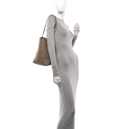 The Row Grained Calfskin Medium N/S Park Tote Dark Taupe 2 of 9