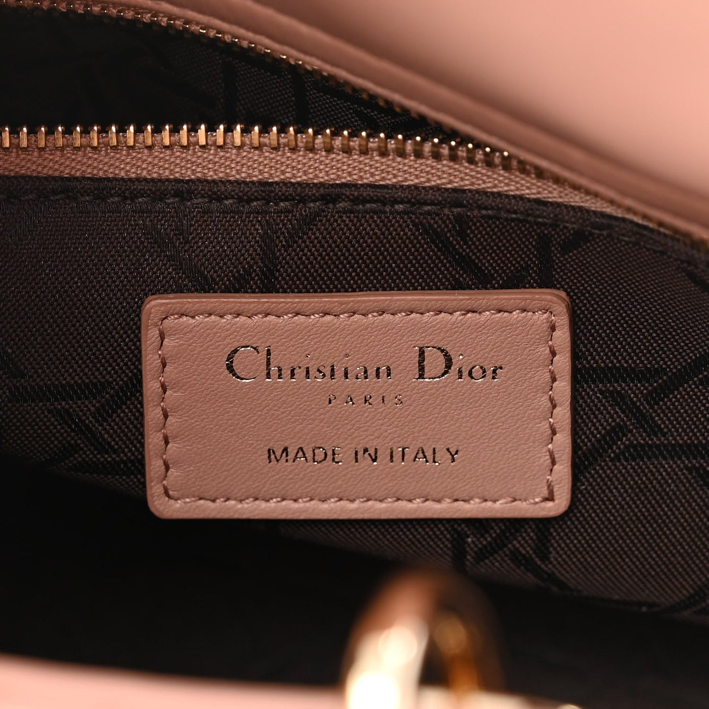 Lambskin Cannage Small My ABC Dior Lady Dior Blush