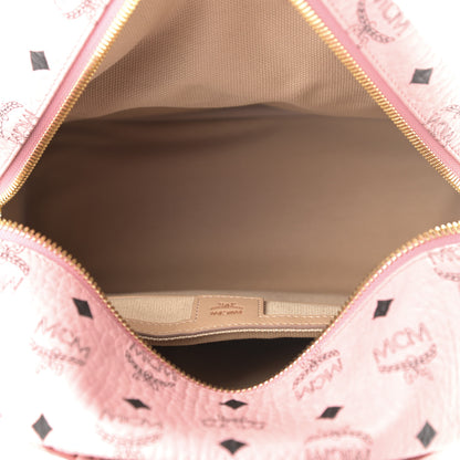 MCM Visetos Small Stark Rabbit Backpack Pink 5 of 9