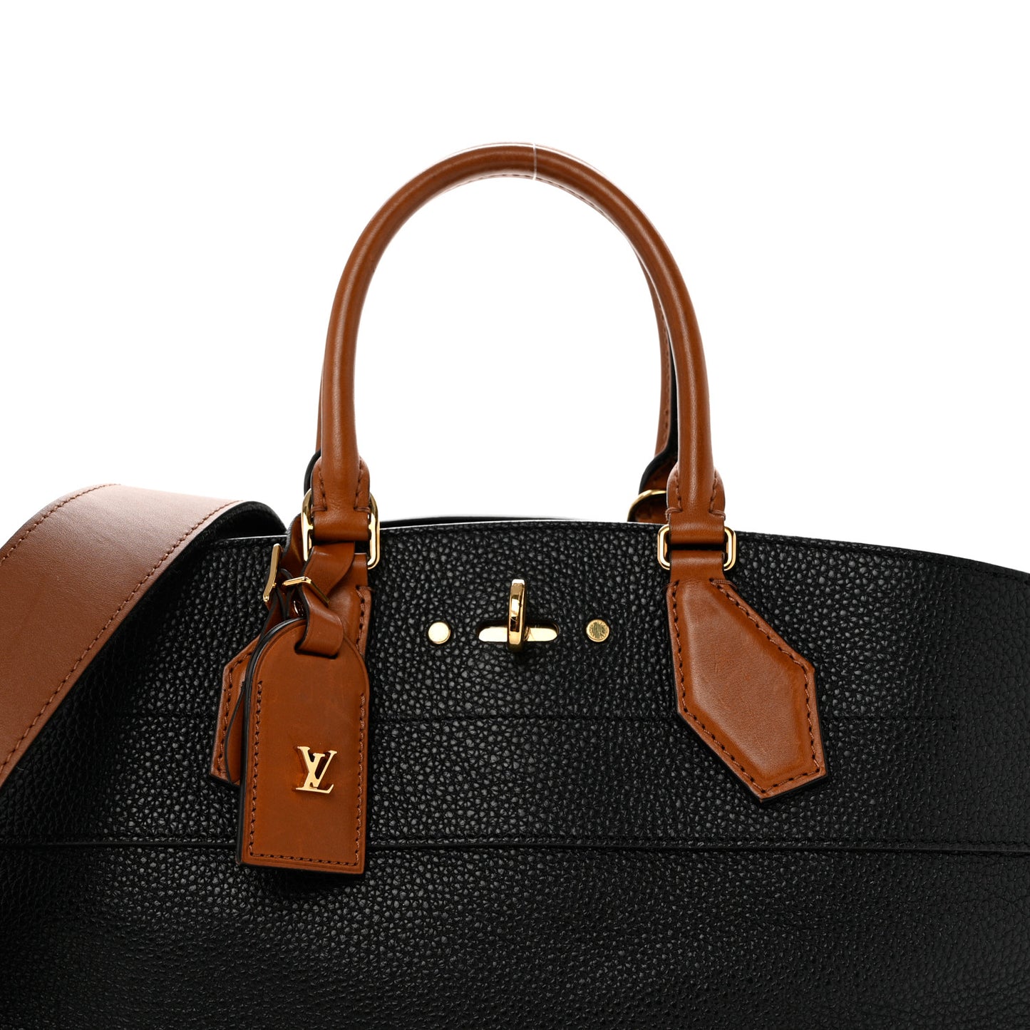 Calfskin City Steamer EW Black Gold