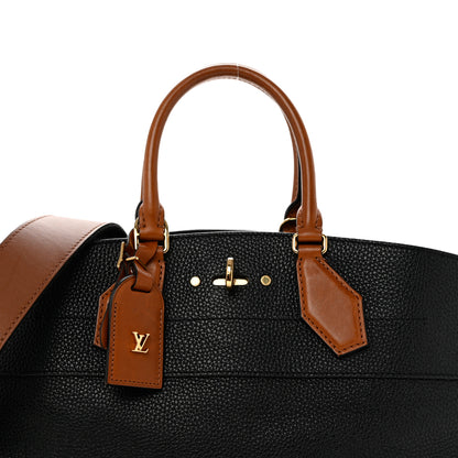 Louis Vuitton Calfskin City Steamer EW Black Gold 7 of 11