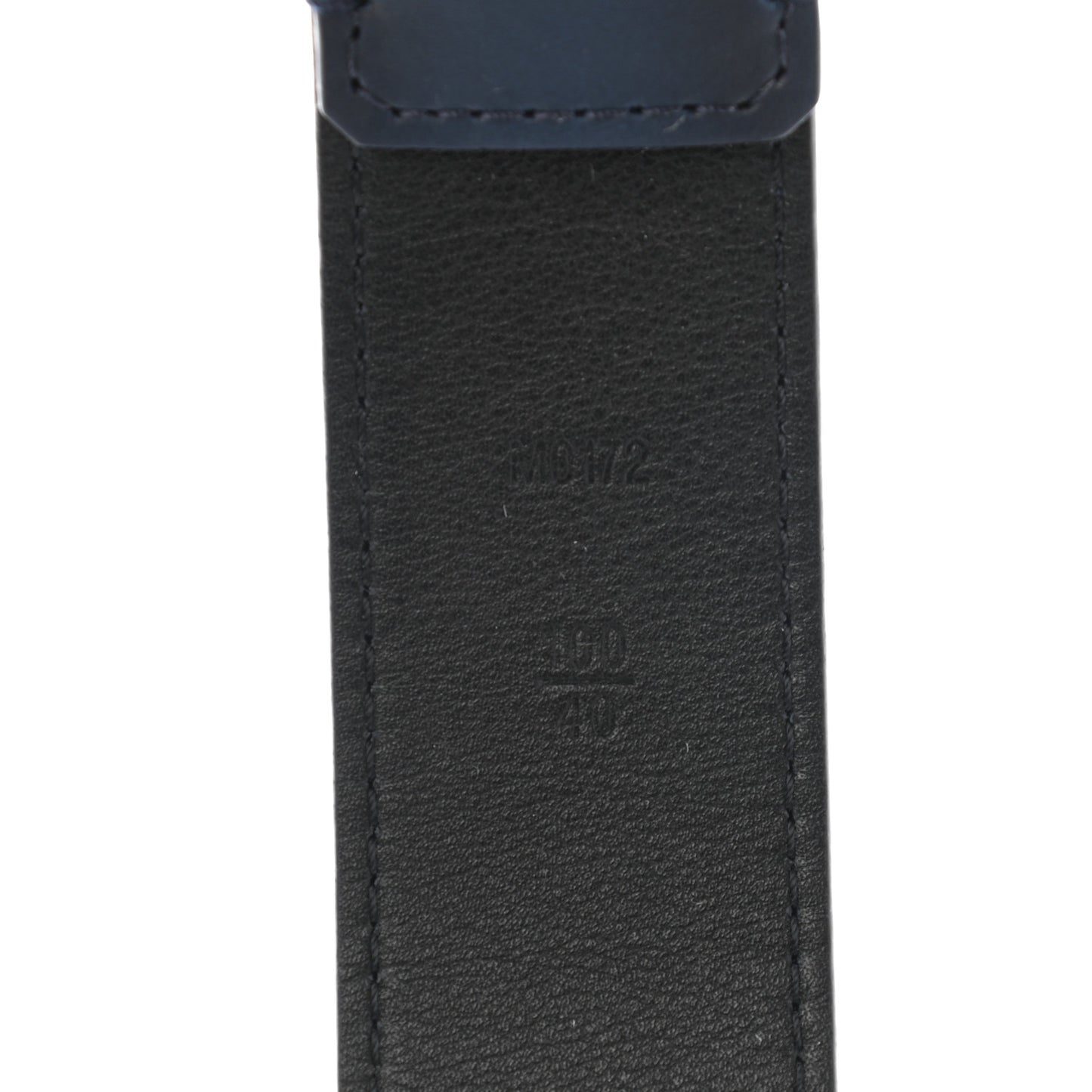 Calfskin 35mm Pont Neuf Belt 100 40 Blue Marine