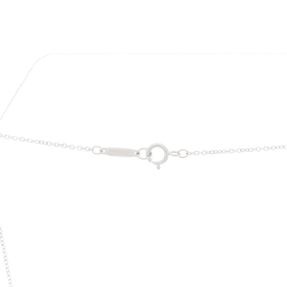 Tiffany 18K White Gold Diamond Metro Cross Pendant Necklace 5 of 6