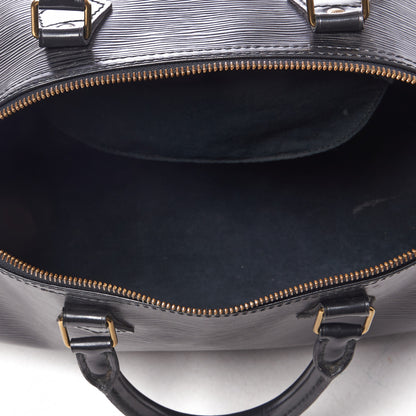 Louis Vuitton Epi Speedy 35 Black 8 of 9