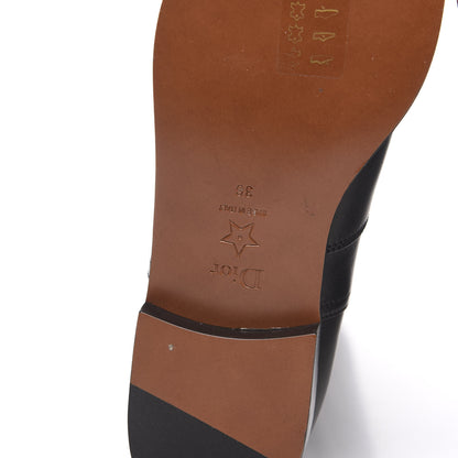 Christian Dior Soft Calfskin Empreinte High Boot 36 Black 6 of 11