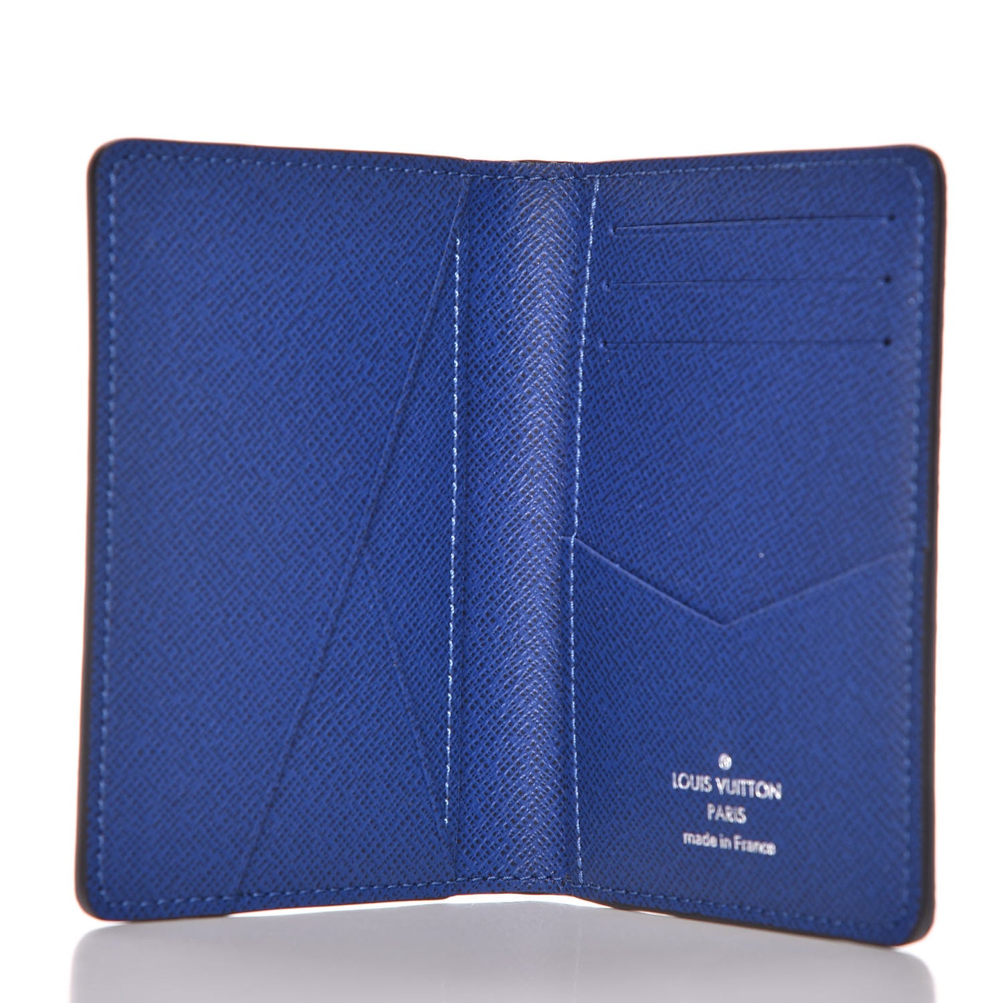 Monogram Taiga Pocket Organizer Cobalt