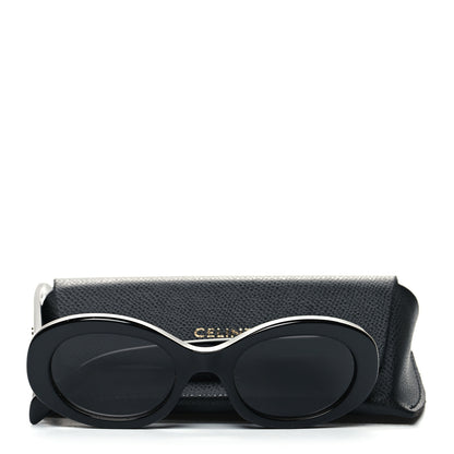 Celine Acetate Triomphe 01 Sunglasses CL 40194U Black 14 of 14
