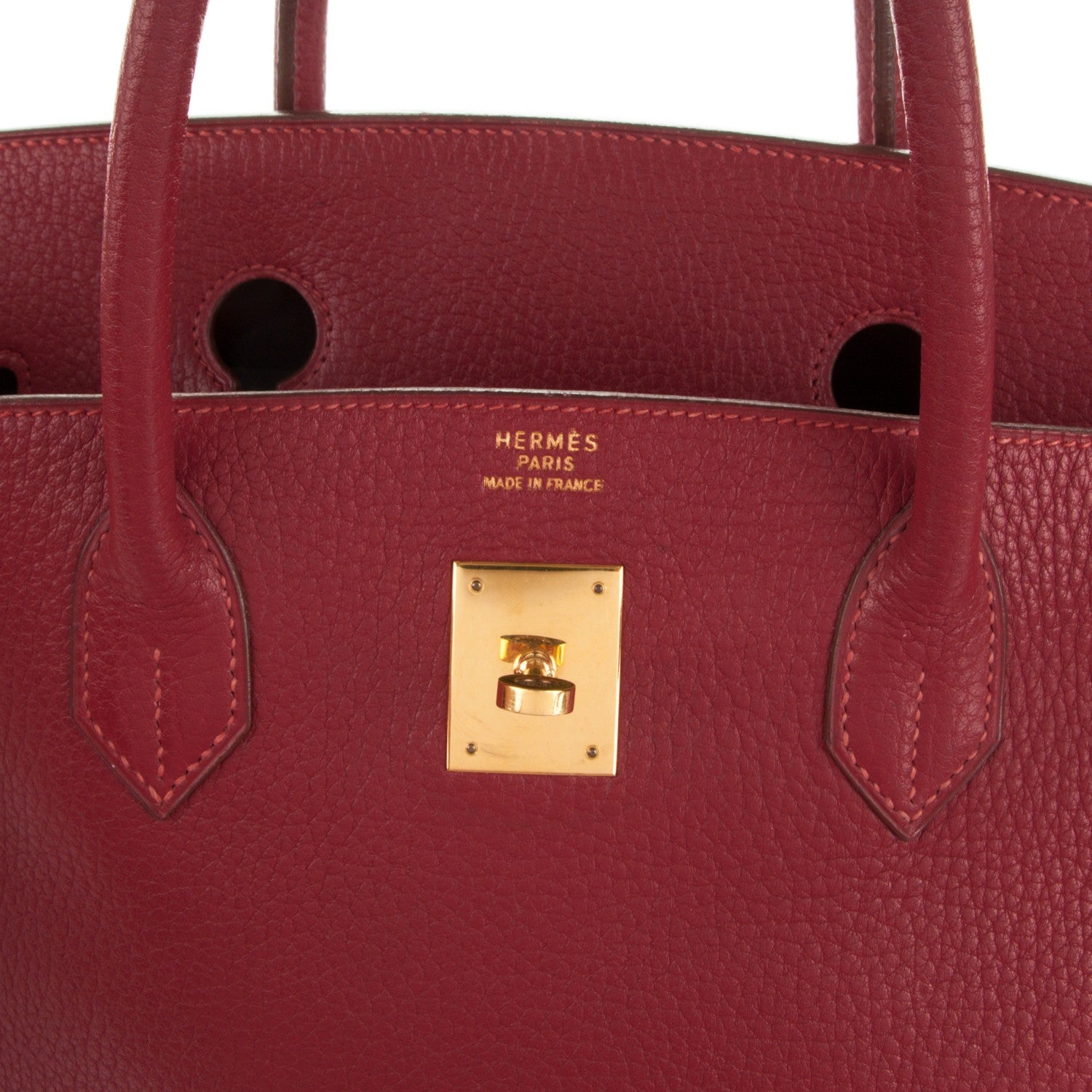 Hermes Ardennes Birkin 40 Rouge Vif 9 of 30