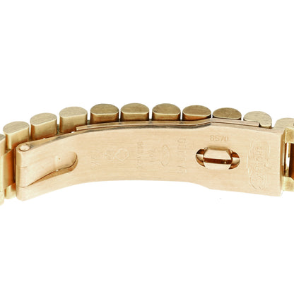 Rolex 18K Yellow Gold Diamond Ruby 26mm Datejust President Watch Champagne 69178 3 of 5