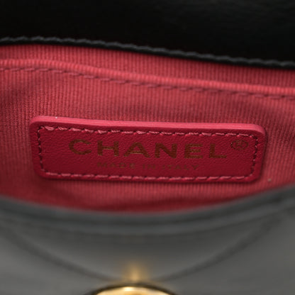 Chanel Calfskin Quilted Mini Framing Chain Bag Black 6 of 11
