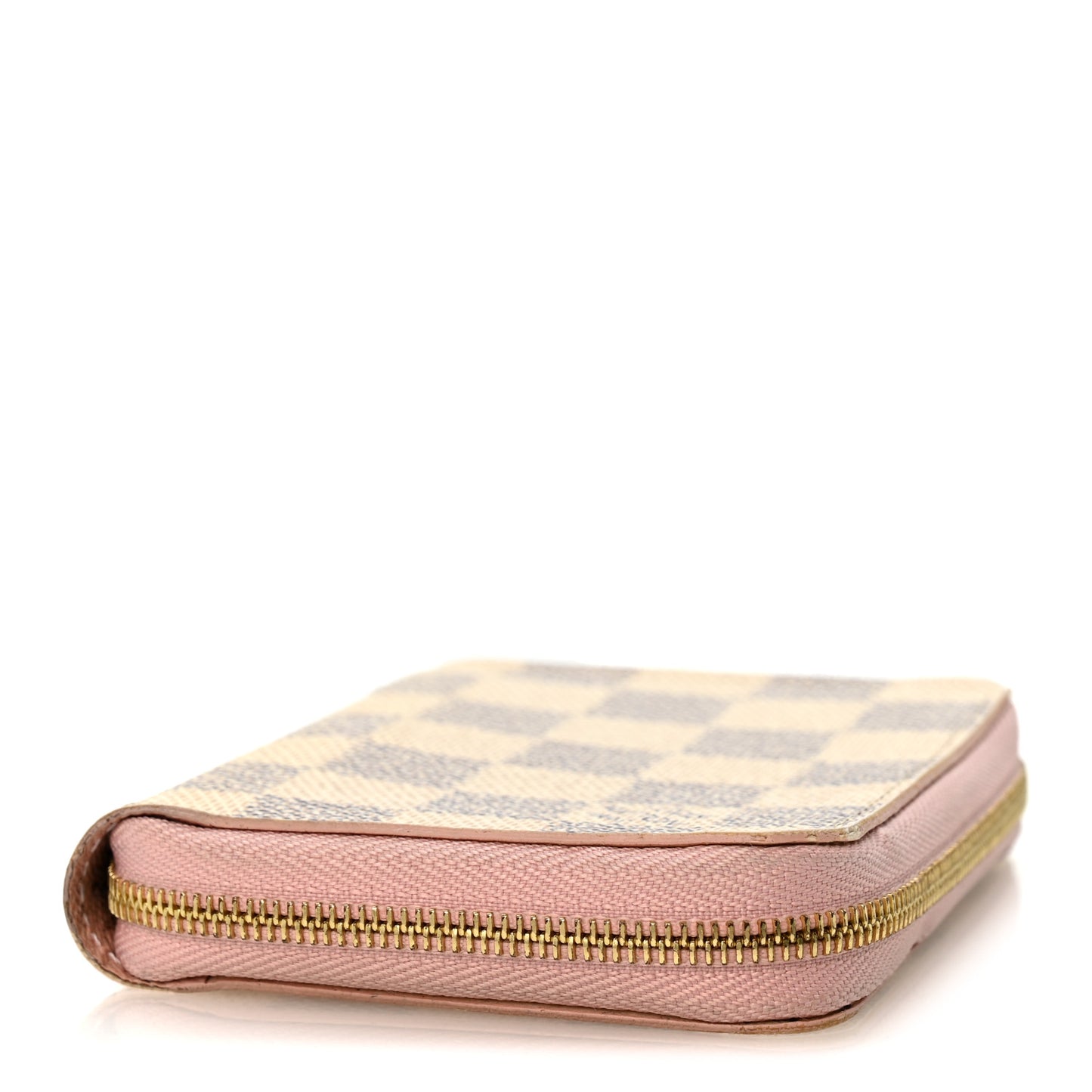 Damier Azur Zippy Coin Purse Rose Ballerine
