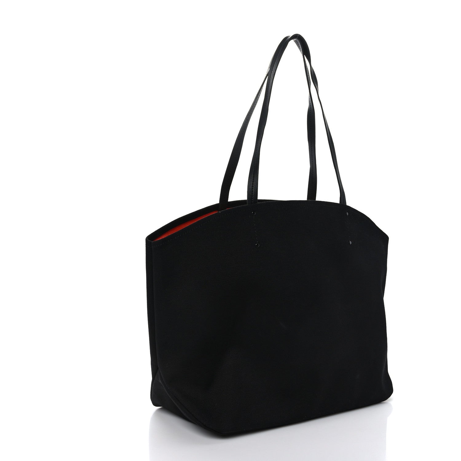 Prada Canvas Racing Logo Tote Black 4 of 8