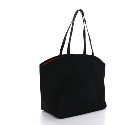 Prada Canvas Racing Logo Tote Black 4 of 8