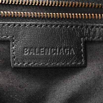 Balenciaga Waxed Suede Calfskin Classic Hardware Medium Le City Khaki 6 of 13