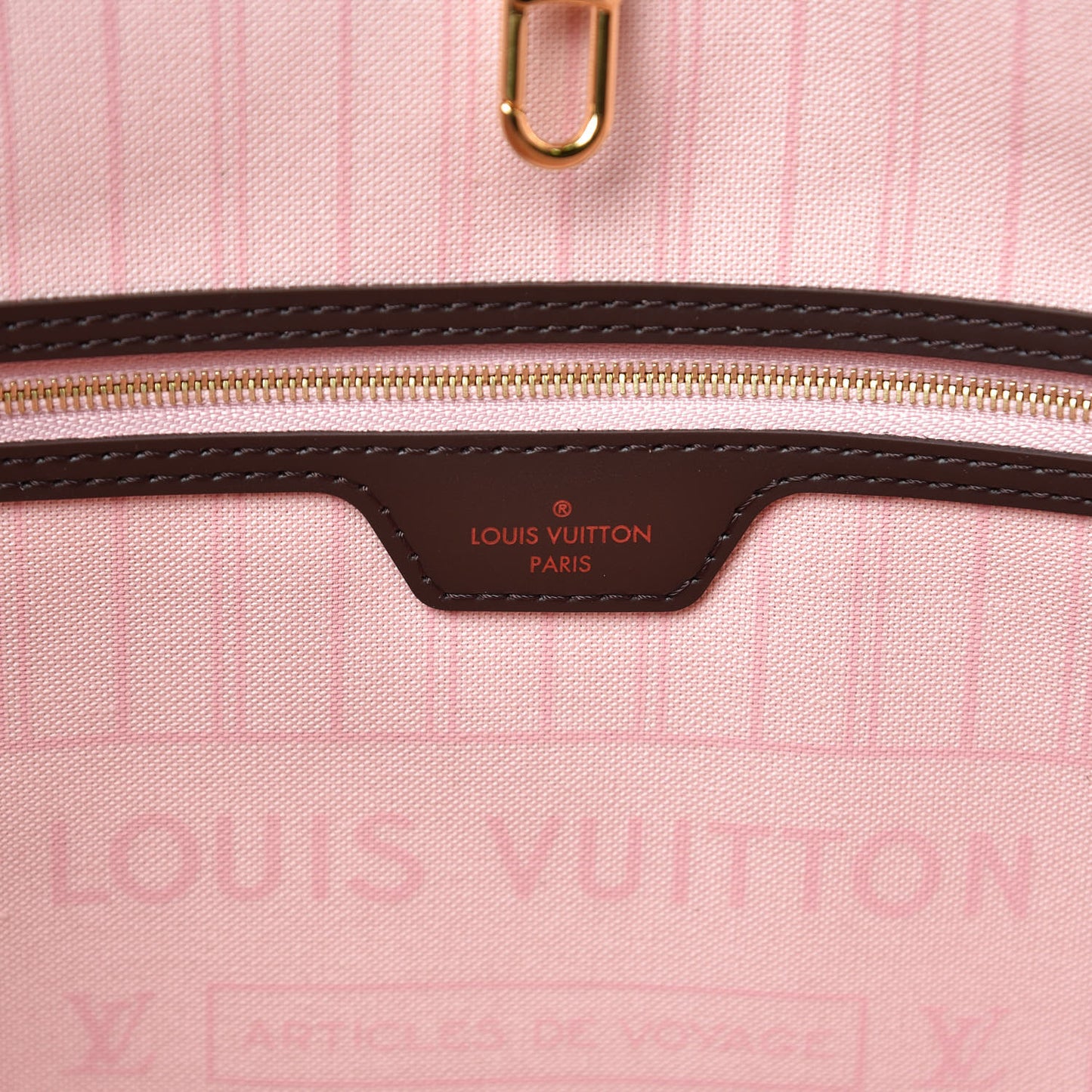 Damier Ebene Neo Neverfull MM Rose Ballerine