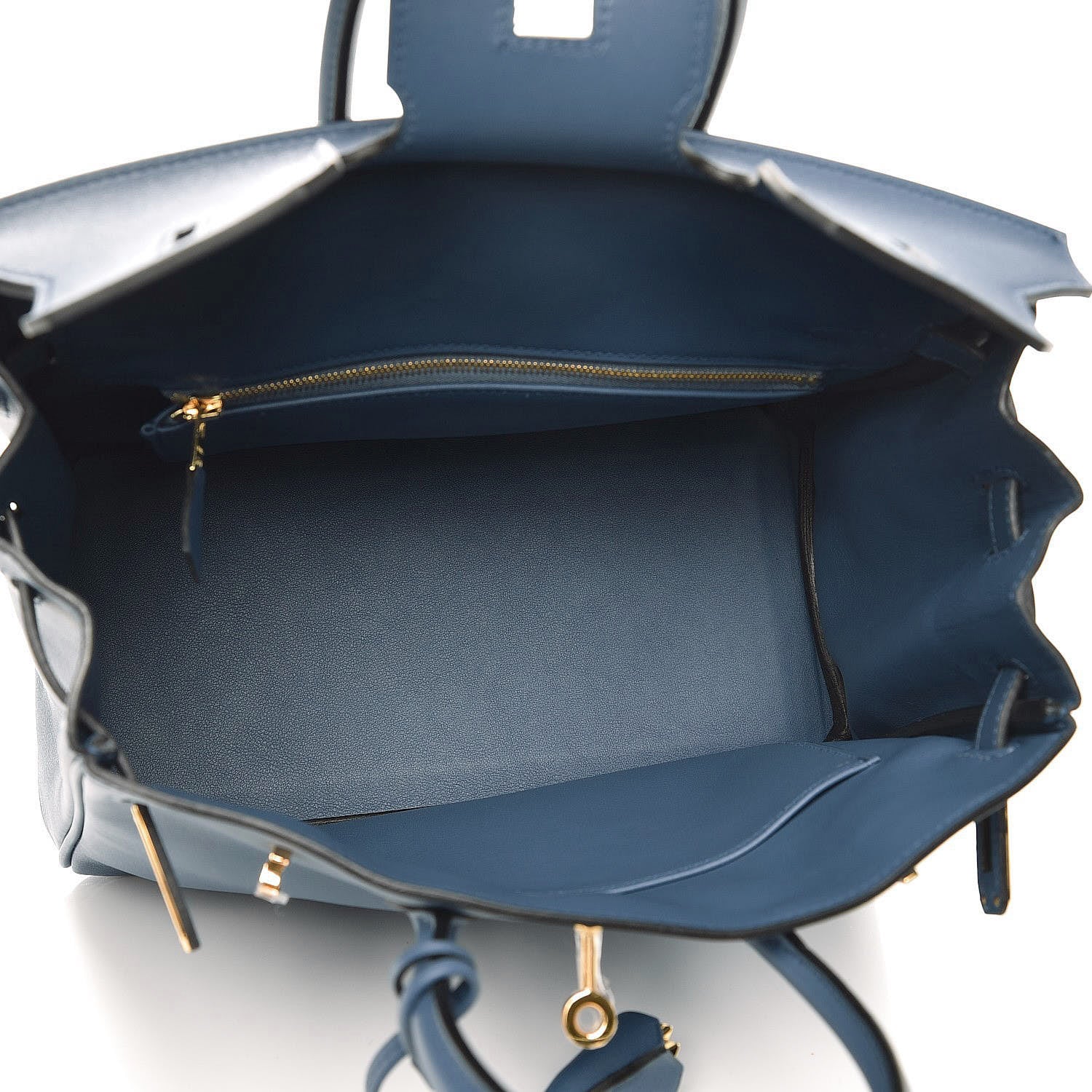 Hermes Swift Birkin 25 Bleu Agate 7 of 33