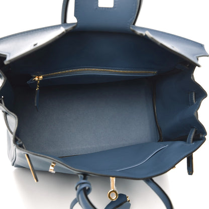 Hermes Swift Birkin 25 Bleu Agate 7 of 33