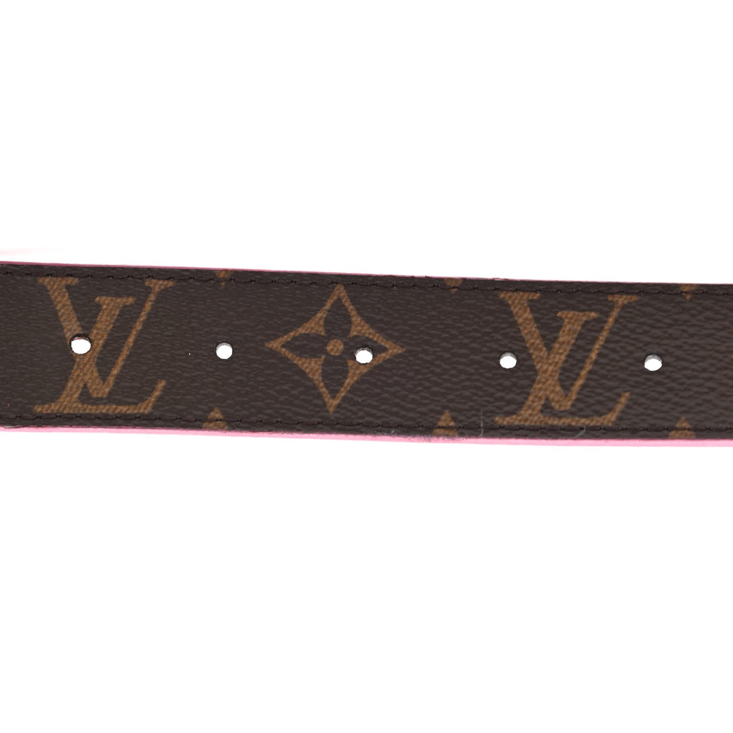 Louis Vuitton Monogram Calfskin 30mm LV Initiales Reversible Belt 85 34 Fuchsia 5 of 7