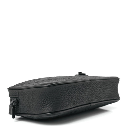 Louis Vuitton Taurillon Monogram Uniformes Solar Ray Soft Pochette Volga Belt Bag Black 4 of 11