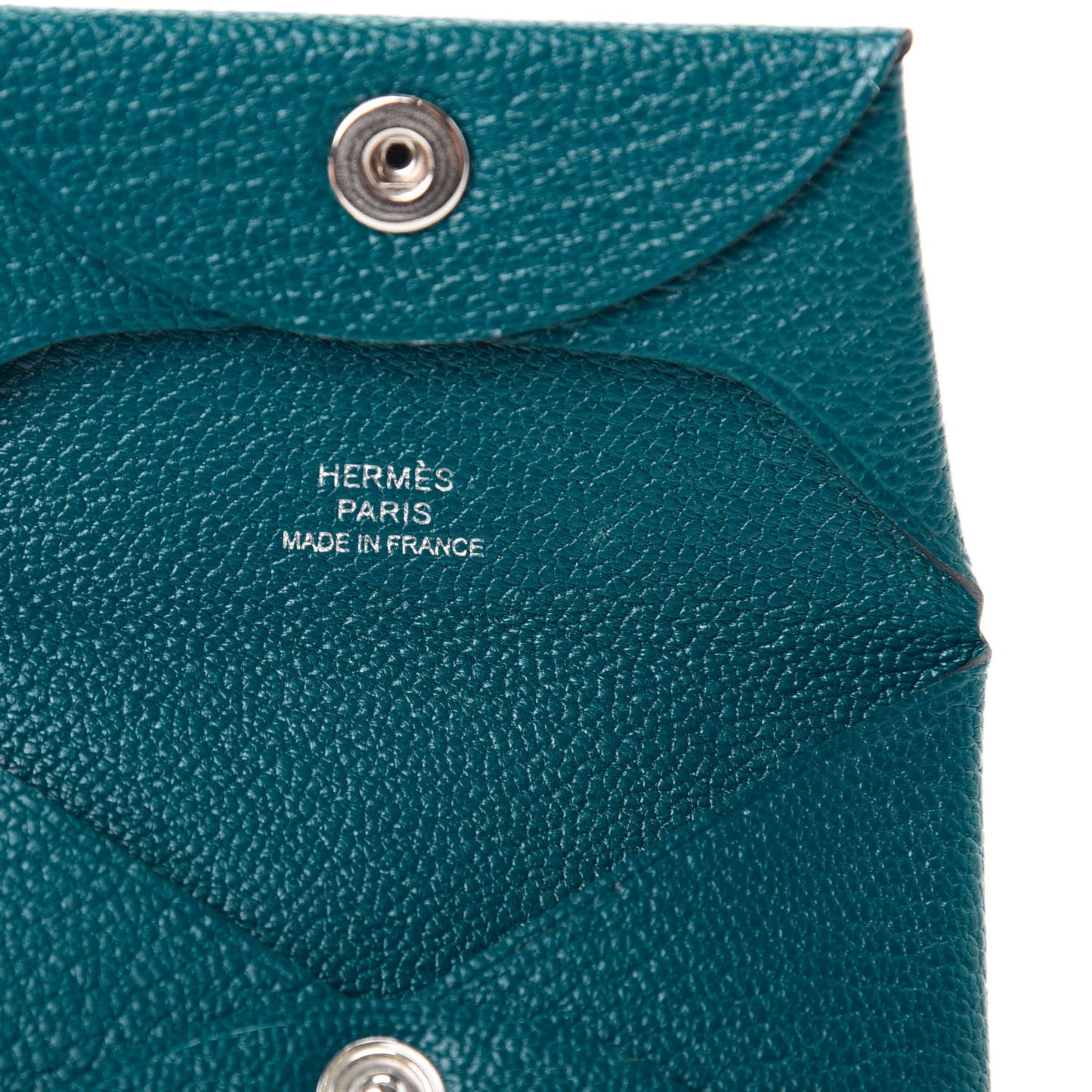 Chevre Mysore Bastia Coin Purse Vert Bosphore