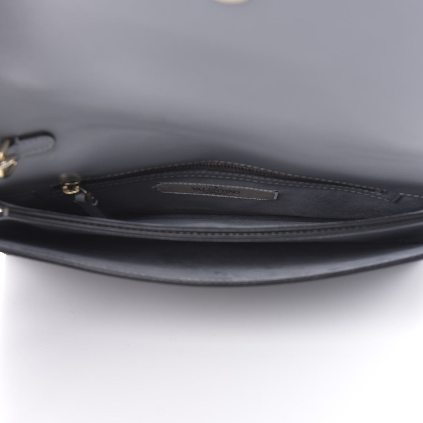 Nappa Monogram Kimono 1997 Print Rockstud Wristlet Clutch Grey