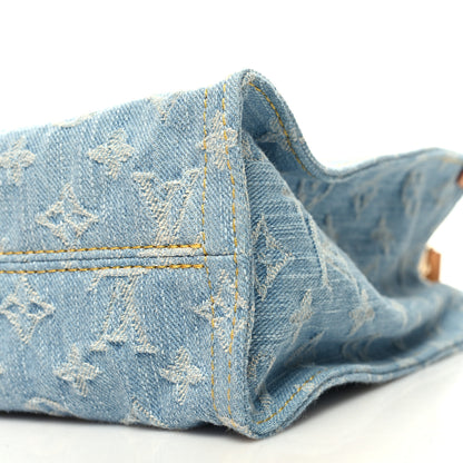 Louis Vuitton Monogram Washed Denim Let Go PM Sky Blue 10 of 10
