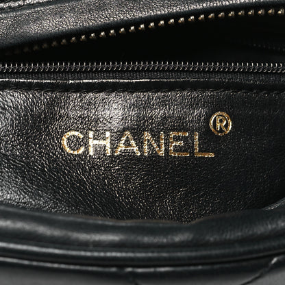 Chanel Lambskin Quilted CC Tassel Camera Case Black 6 of 11