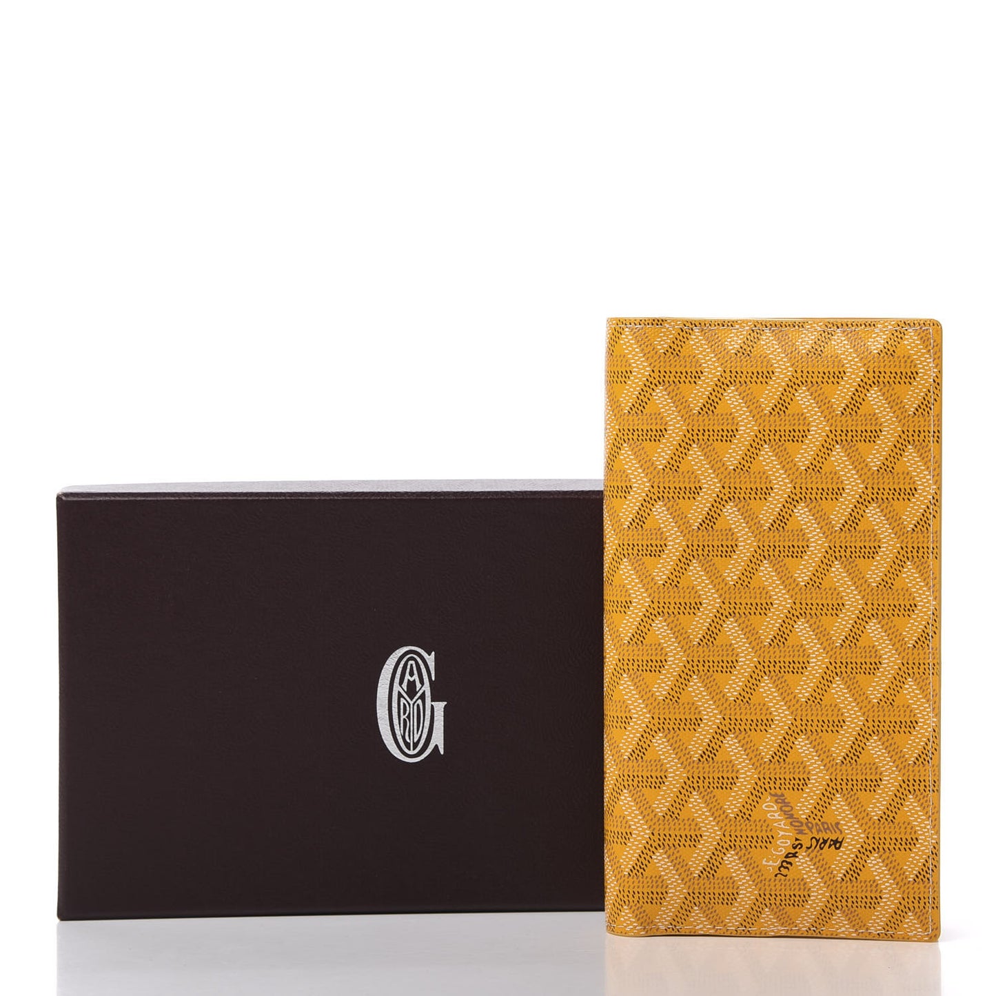 Goyardine Richelieu Wallet Yellow