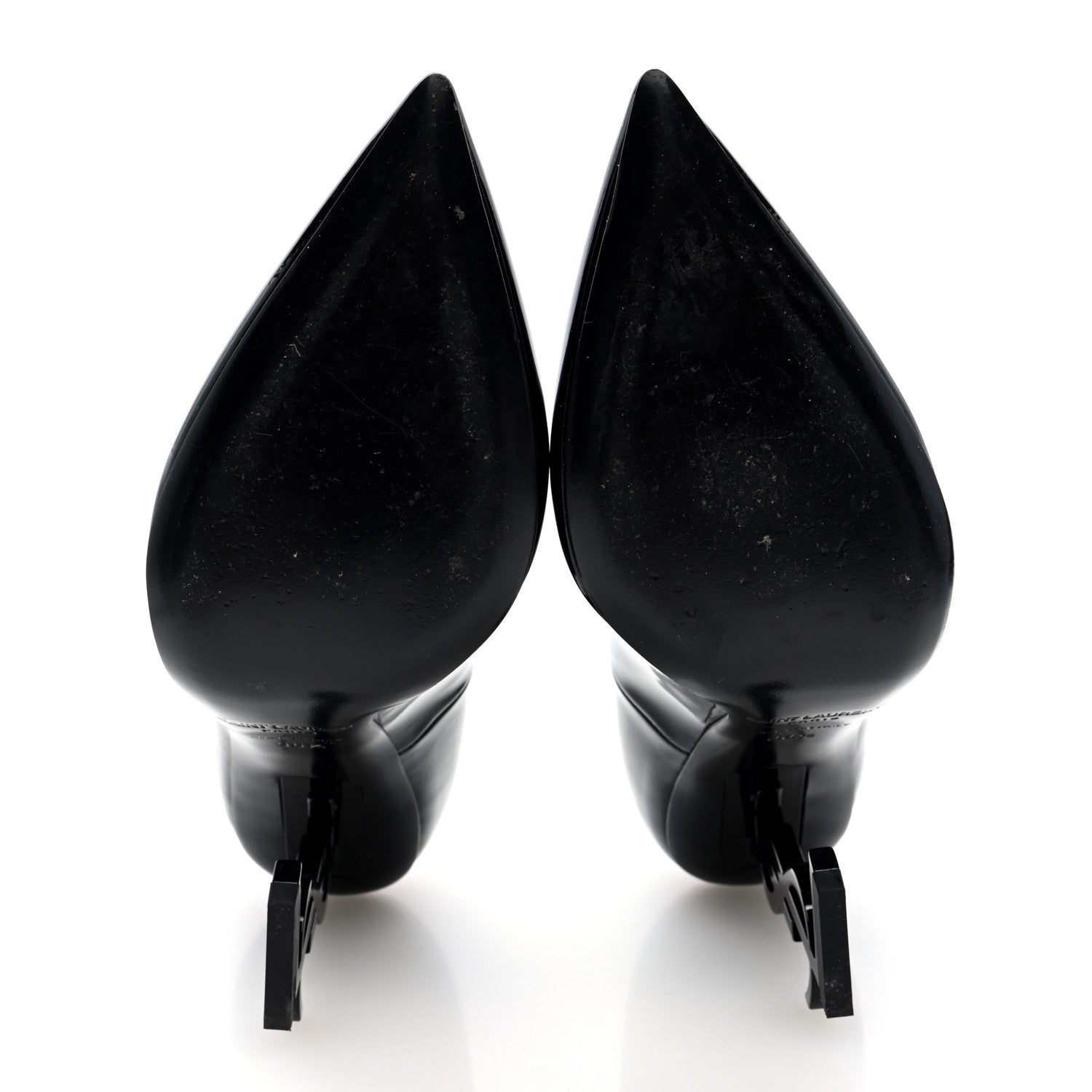 Saint Laurent Patent Calfskin Opyum 110 Pumps 36.5 Black 5 of 7