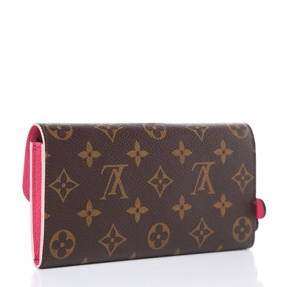 Louis Vuitton Monogram Bloom Flower Emilie Wallet 3 of 7