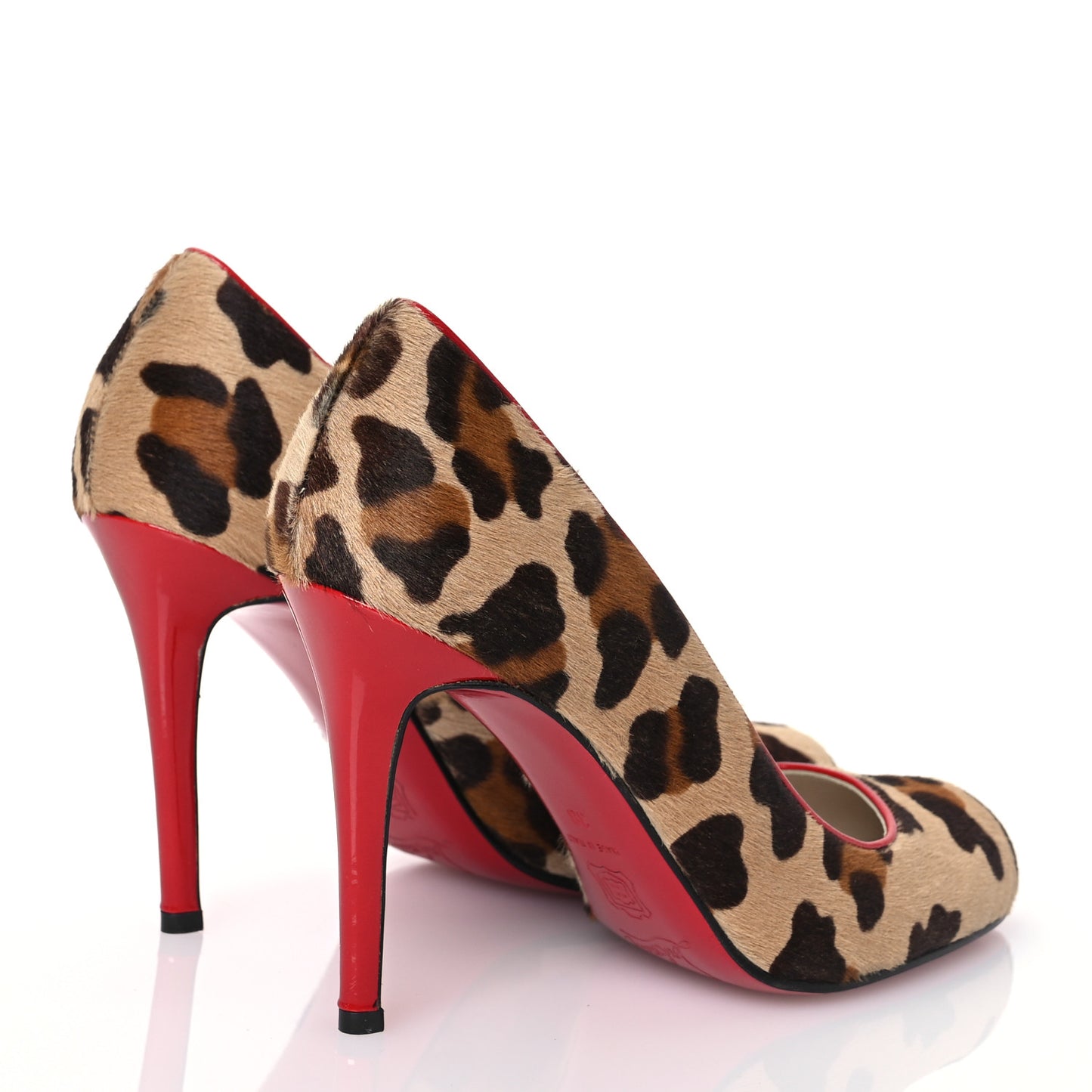 Pony Hair Leopard Print Miss Allen 100 Pumps 38