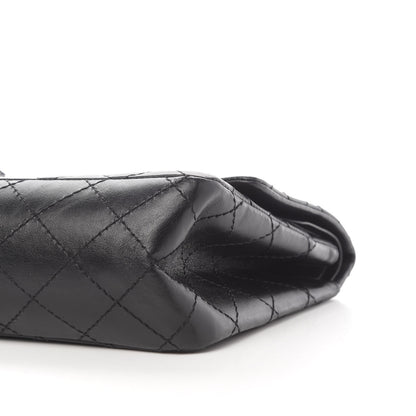 Chanel Aged Calfskin Quilted 2.55 Reissue 226 Flap So Black 9 of 9
