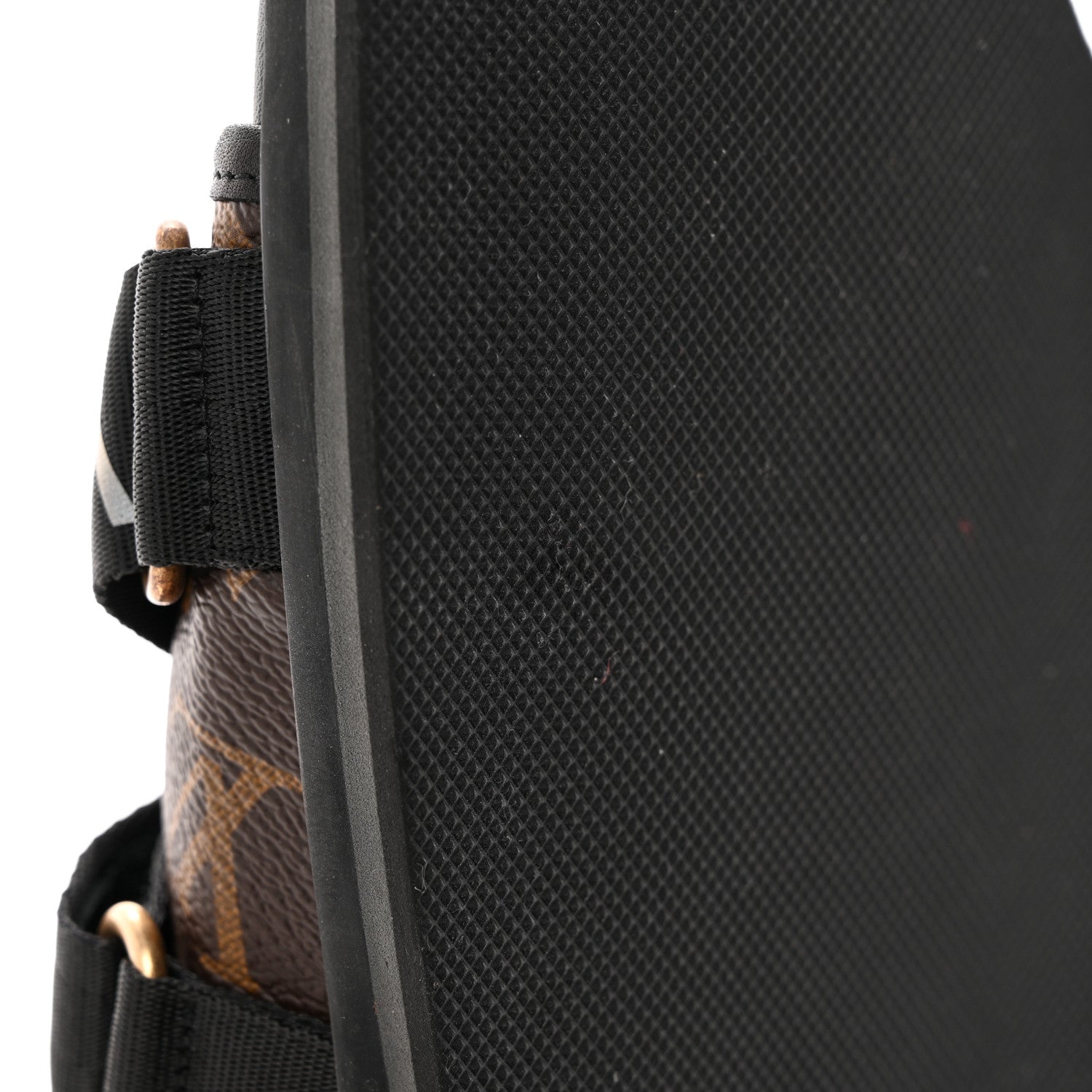 Louis Vuitton Monogram Eclipse Mens Honolulu Mules 7.5 Black 14 of 14