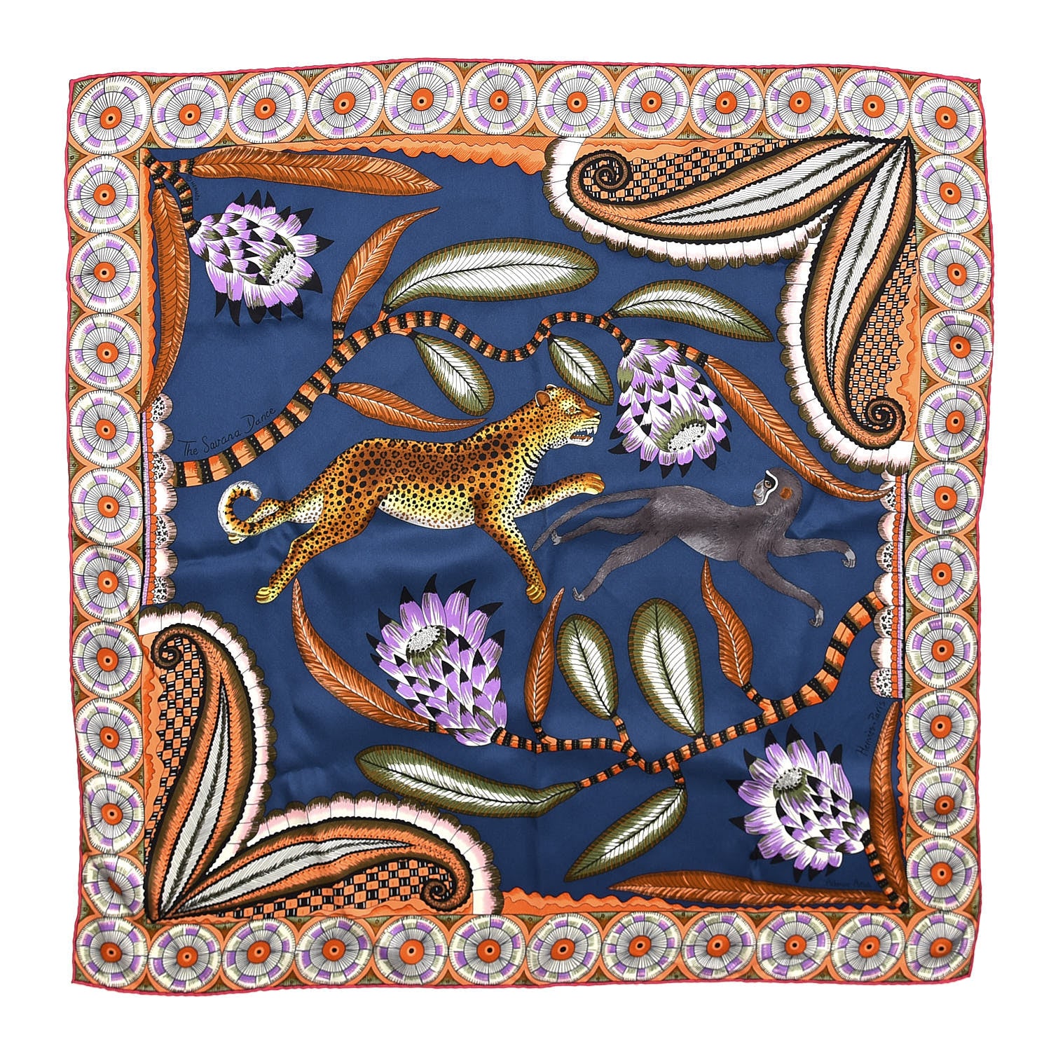 Hermes Silk Savana Dance Scarf 70 1 of 6