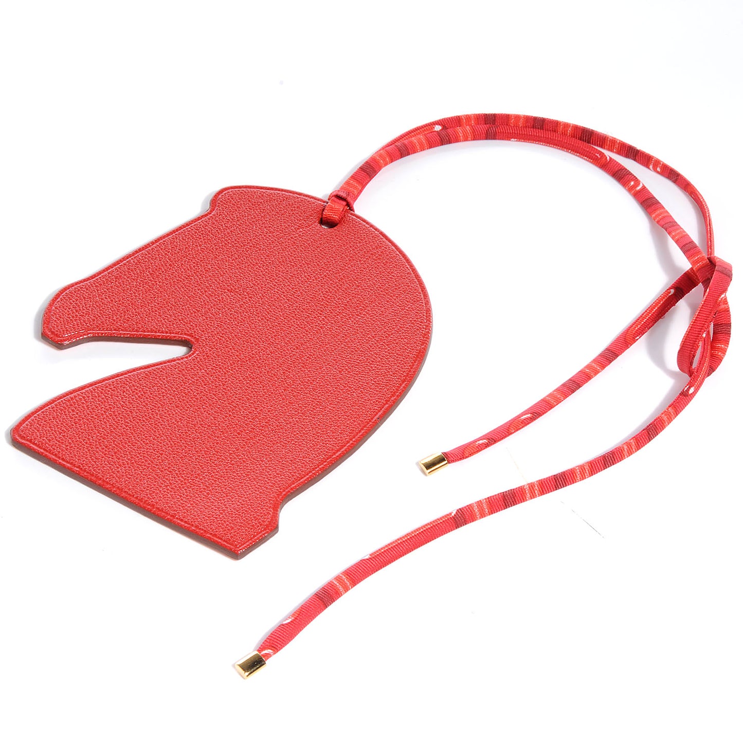 Samarcande Horse Ornament Bag Charm Vermillion and Orange