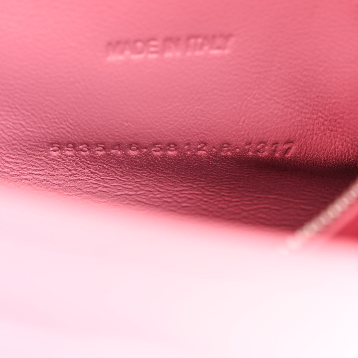 Calfskin Crocodile Embossed Degrade Small Hourglass Top Handle Bag Sweet Pink
