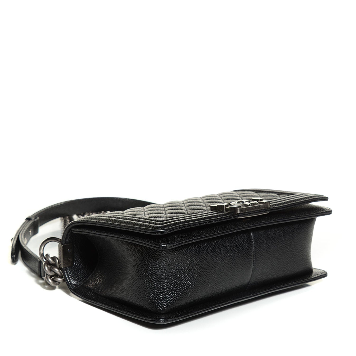 Chanel Caviar Quilted Medium Boy Flap Black 5 of 9