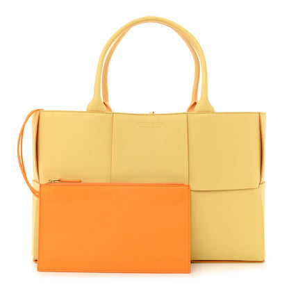 Bottega Veneta Nappa Maxi Intrecciato Medium Arco Tote Butter Tangerine Gold 1 of 11