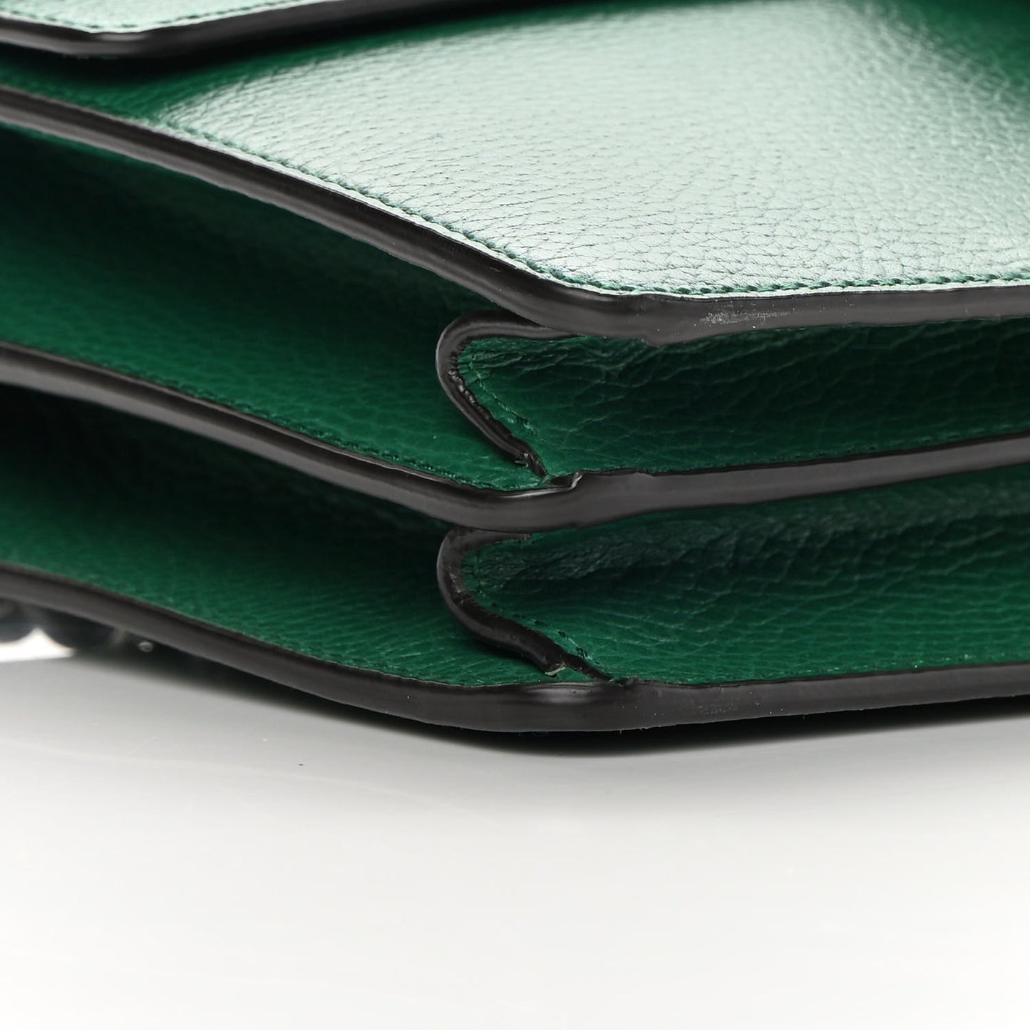 Pebbled Calfskin Small Dionysus Shoulder Bag Emerald