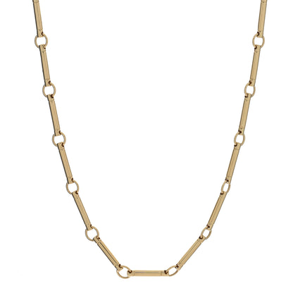 Foundrae 18K Yellow Gold Element Chain Choker 16" 1 of 4